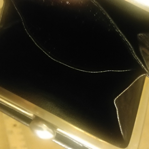 Vintage Chloe monogram black leather silver wallet - Picture 8 of 8